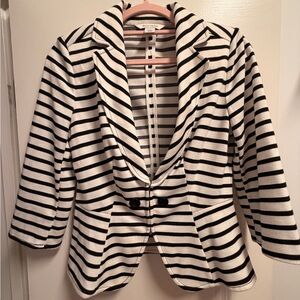 White House Black Market Striped Blazer